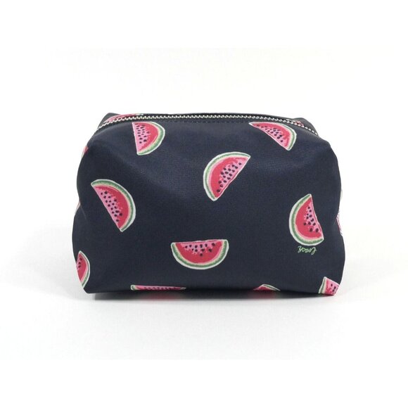 Coach Watermelon Navy Red Multi Small Boxy Nylon Cosmetic Case NWT - Picture 3 of 6